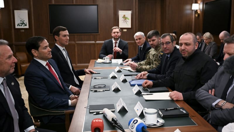 Konec války a zabíjení? Vše záleží na Rusku, shodli se na Floridě zástupci Ukrajiny a USA