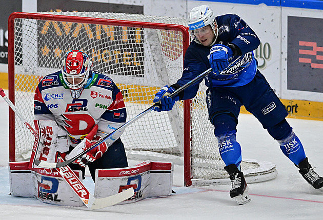 ONLINE: Pardubice vedou v Brně o dva góly, Litvínov zdolal Motor, Plzeň vede