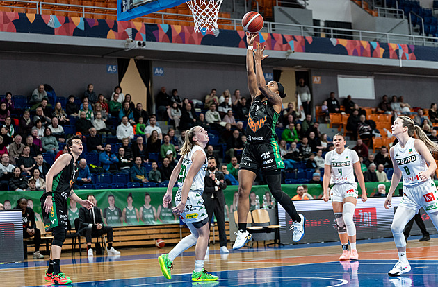 Basketbalistky KP Brno vyzrály na Žabiny, dramatické derby rozseklo až prodloužení