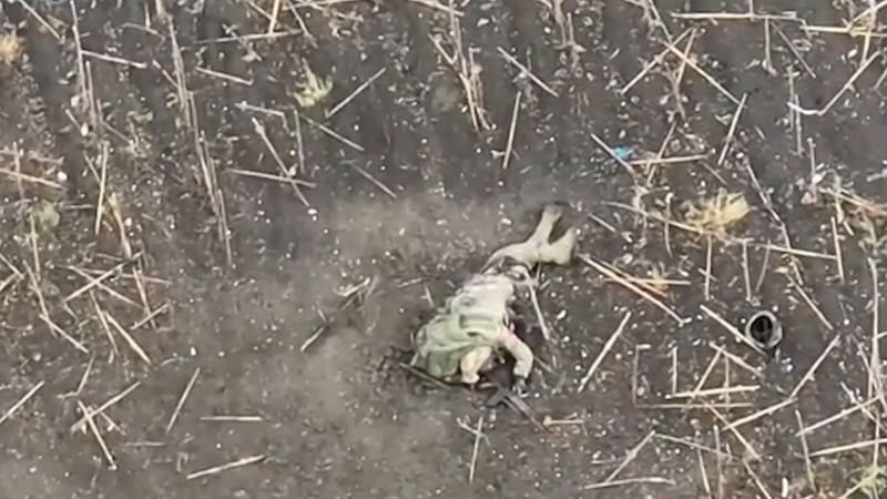 Záběry četných explozí a bezvládných těl. Video ukazuje ukrajinský úder na ruské vojáky