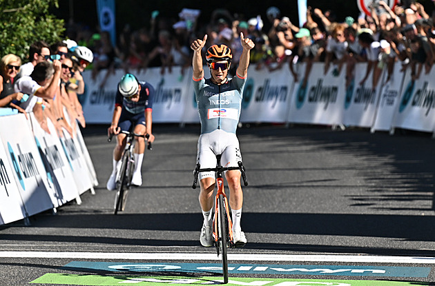 Dojezd na Ještěd vyhrál Američan August, ujal se i celkového vedení v Czech Tour